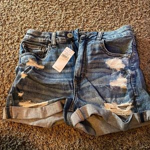 American Eagle Curvy Hi-rise shortie